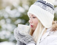 Мороз, напої для зігрівання