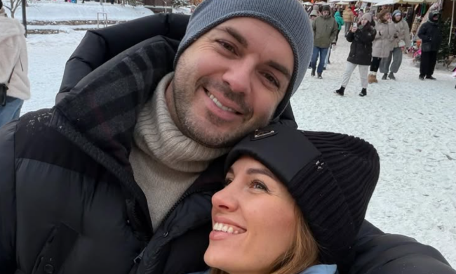 Григорій Решетнік із дружиною Христиною, фото із соцмереж