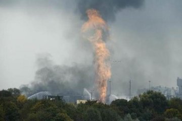 Появилось видео пожара на французской АЭС