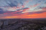Украина, Киев, закат, фото из соцсетей