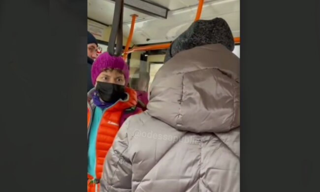 Взбесившаяся "яжемать" устроила драку в троллейбусе, набросившись на пенсионерку