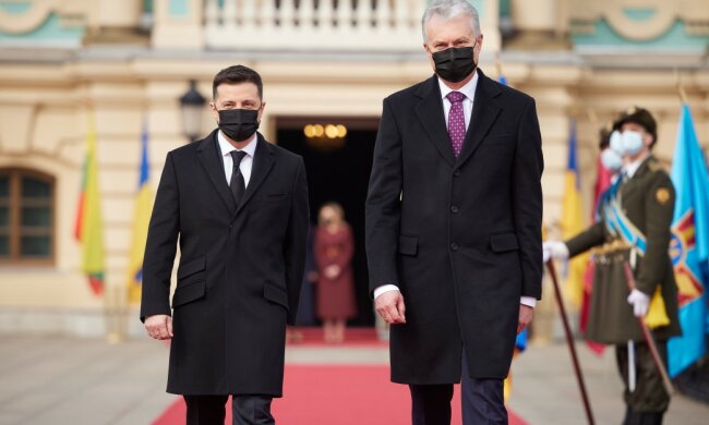 Президент Украины и Литвы, фото: ОПУ