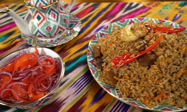 Узбецький плов, скріншот: YouTube