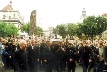 Похорони Ігоря Білозіра, фото: УНІАН