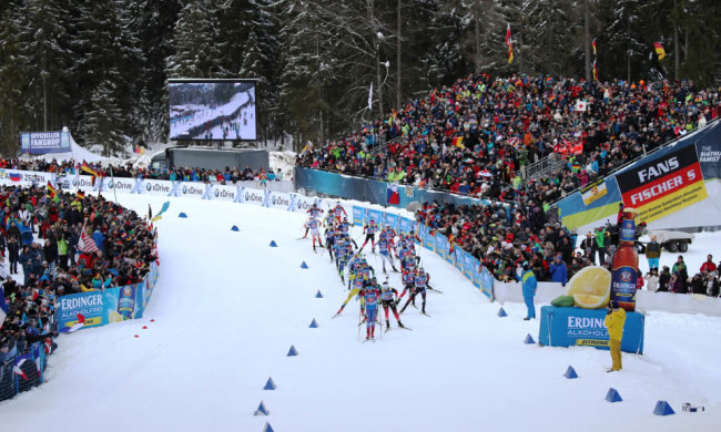 Норвежские биатлонисты выиграли эстафету, украинцы стали седьмыми