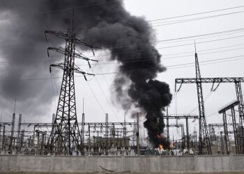 Российские удары по энергетике. Фото ТСН