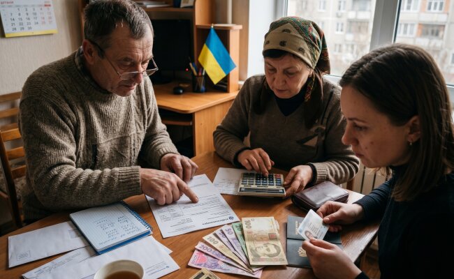 субсидія комунальні платіжки гривні перевірка ПФУ