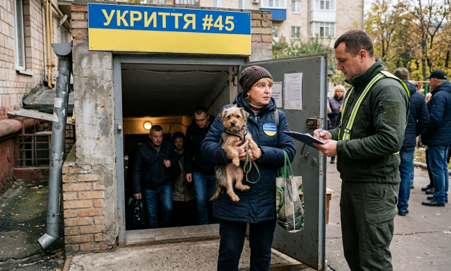 Укрытие. Фото: сгенерированное ИИ