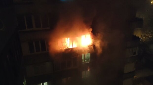 пожежа в Харкові, скріншот з відео