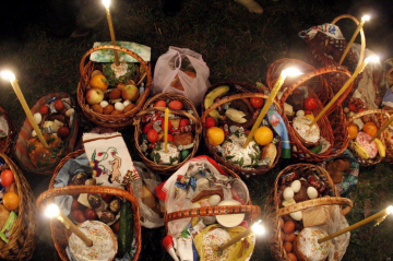 Пасха, пасхальная корзина, фото: УНИАН