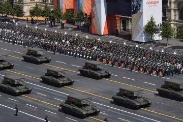 "парад Путина" в Москве, скрин с видео