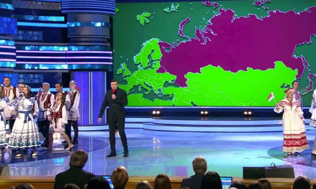 1/8 финала высшей лиги КВН, кадр из видео