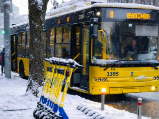 Транспорт, троллейбус, самокаты, фото из соцсетей