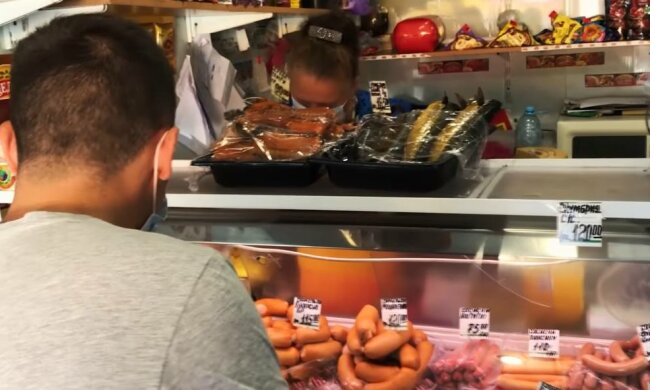 Магазин з ковбасою, фото: скріншот з відео