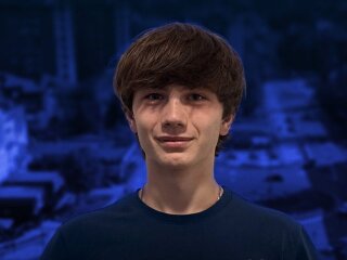 Украинский боксер Алексей Колбая на чемпионате Европы U-19