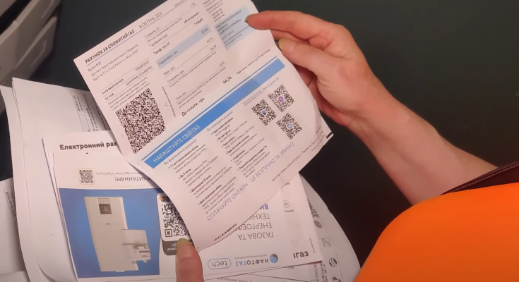 Счета за газ. Фото: скрин youtube