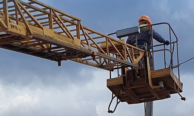 Аварийное отключение света в Киеве