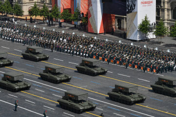 "парад Путина" в Москве, скрин с видео