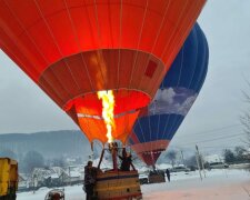 Львів’яни перелетіли через Карпати на повітряній кулі, фото: Андрій Риштун