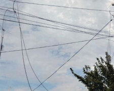 Повреждённые электросети из-за российского удара