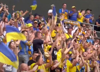 Українські вболівальники, скріншот: YouTube