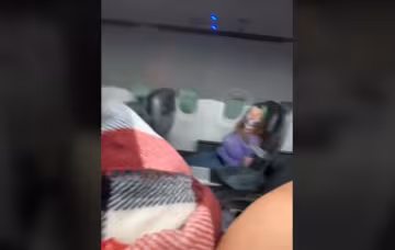 Буйний пасажир, скріншот: TikTok