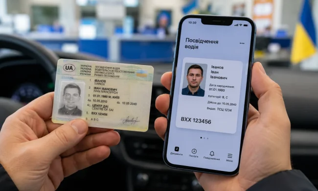 Посвідчення водія старого зразка