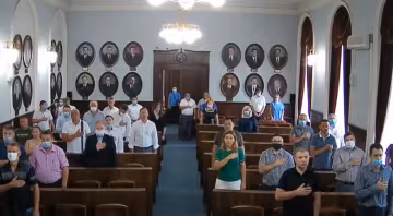 Чернівецька міська рада, скріншот з відео