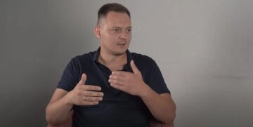 Максим Лавриненко, засновник телеграм-каналу «Труха» під час інтерв’ю ведучій Мілі Єремєєвій