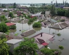 Херсощина после взрыва ГЭС. Фото: скрин youtube