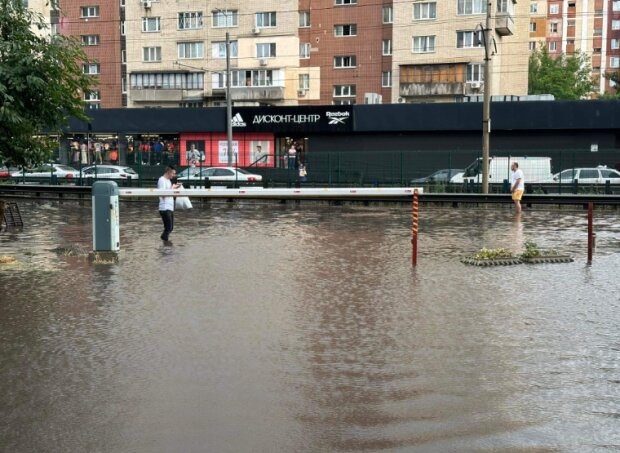 Київ затопило, фото Twitter