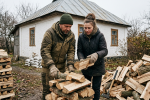  Заготівля дров. Фото: згенероване ШІ 