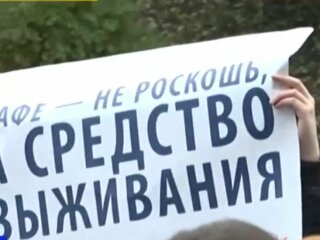 Мітинг під Кабміном, фото: скріншот з відео