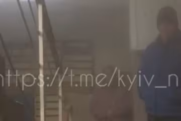 Прорвало трубу, фото: скриншот из видео