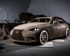 Lexus использовал картон для создания электрокара (видео)