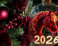 Символ 2026, Красная Лошадь, изображение: Pinterest