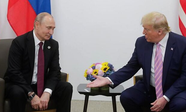 Трамп вместе с Путиным / фото: BBC
