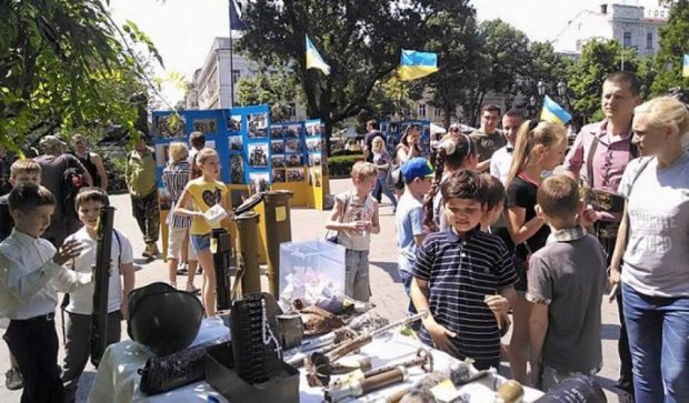 В Одессе состоялась выставка "Необъявленная война" 