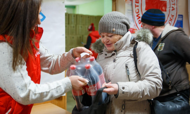 Допомога від Coca-Cola, фото: Facebook