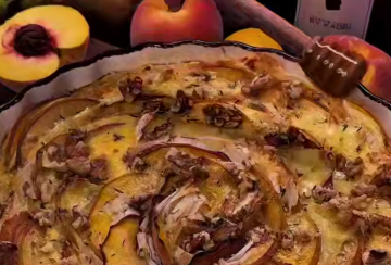 Персиковый пирог, кадр из видео