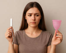 Тампон та менструальна чаша, зображення: Знай.ua