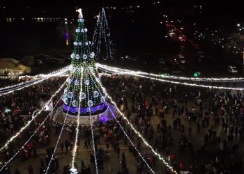 Новогодняя елка, скриншот видео