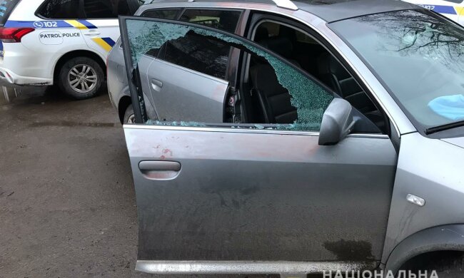 розбите авто / фото : ГУНП