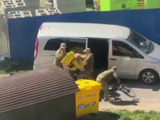 Мобилизация в Украине, ТЦК / кадр з відео