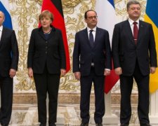 Порошенко поговорил о Донбассе с Путиным, Меркель и Олландом