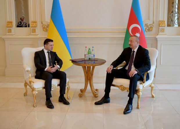 Владимир Зеленский и Ильхам Алиев, фото: Офис президента