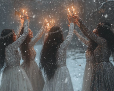 Зимнее солнцестояние, ритуалы, изображение из свободных источников