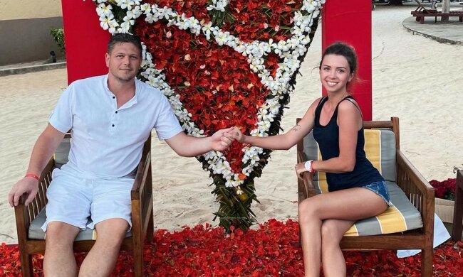 Настя з Ухані з Максимом Соколюком, фото: Instagram