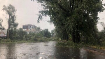 наслідки негоди у Великій Новосілці, скрін з відео