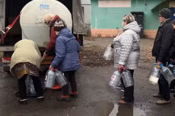 Подвоз воды. Фото: скрин youtube